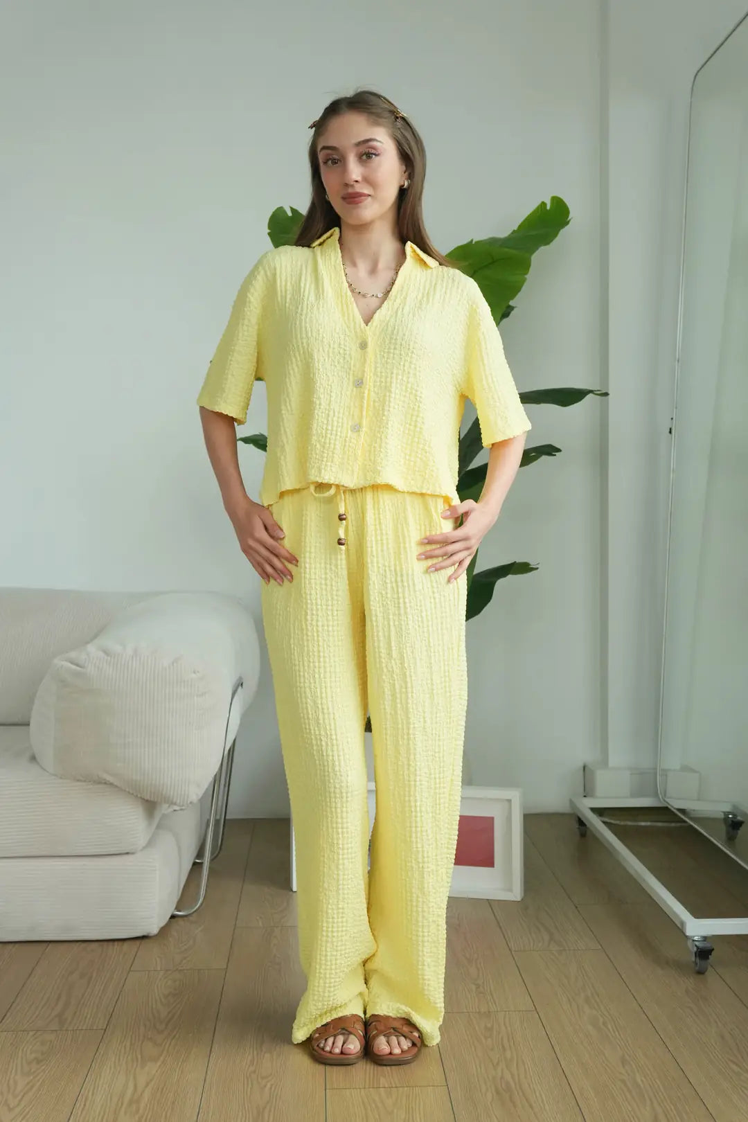 ✨CH-628| BEA'S| Quiet Luxury Textured Co-Ord