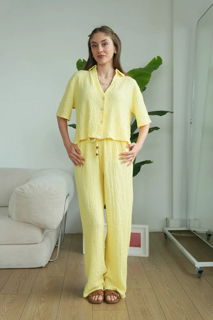 ✨CH-628| BEA'S| Quiet Luxury Textured Co-Ord