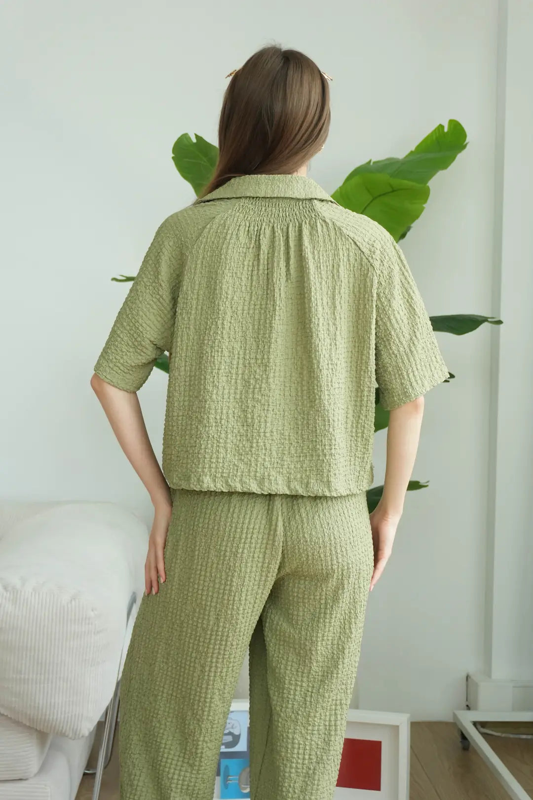 ✨CH-628| BEA'S| Quiet Luxury Textured Co-Ord