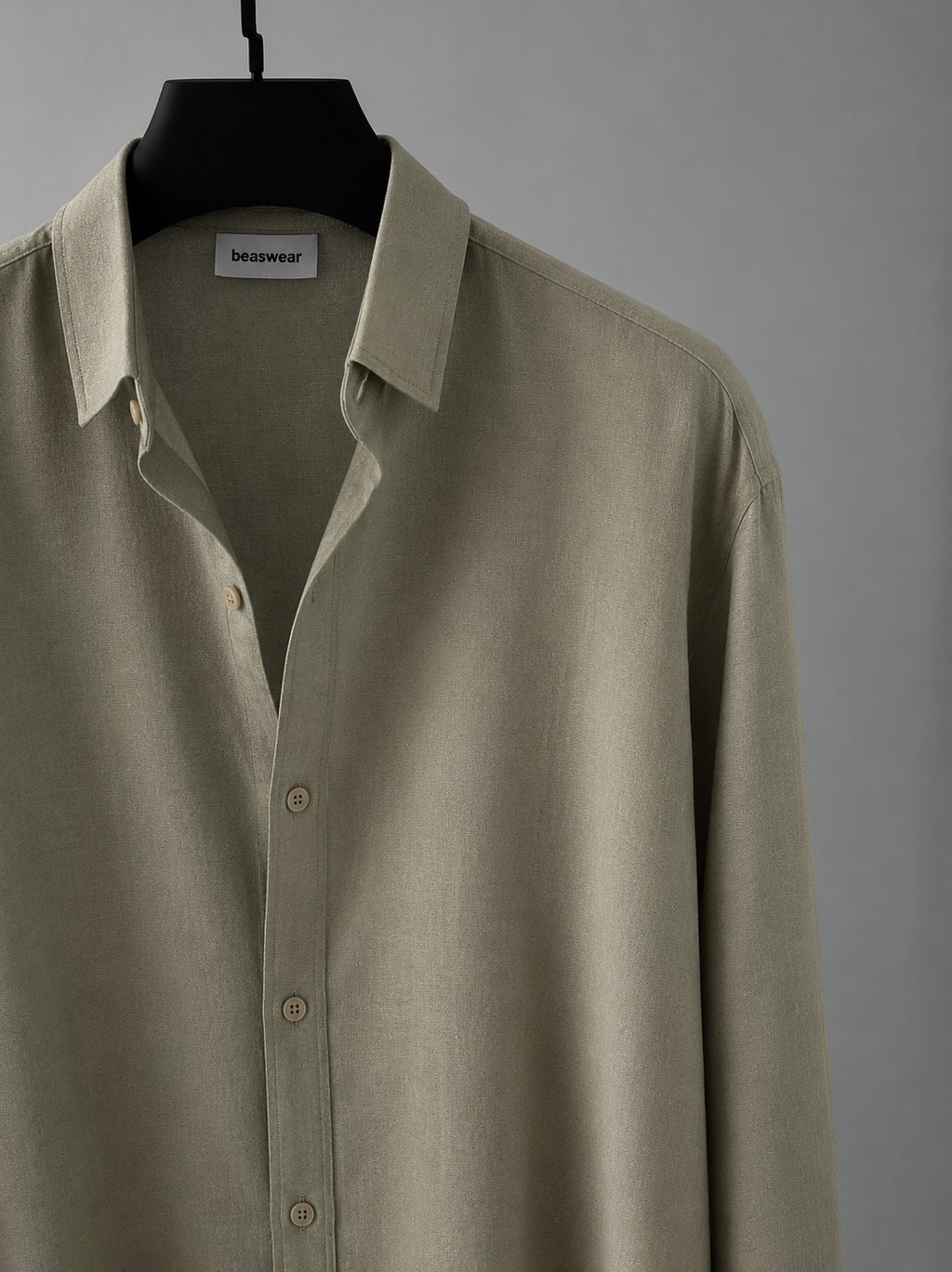BS-SGR-001 |BEA'S| Essential Shirt – Sage Green