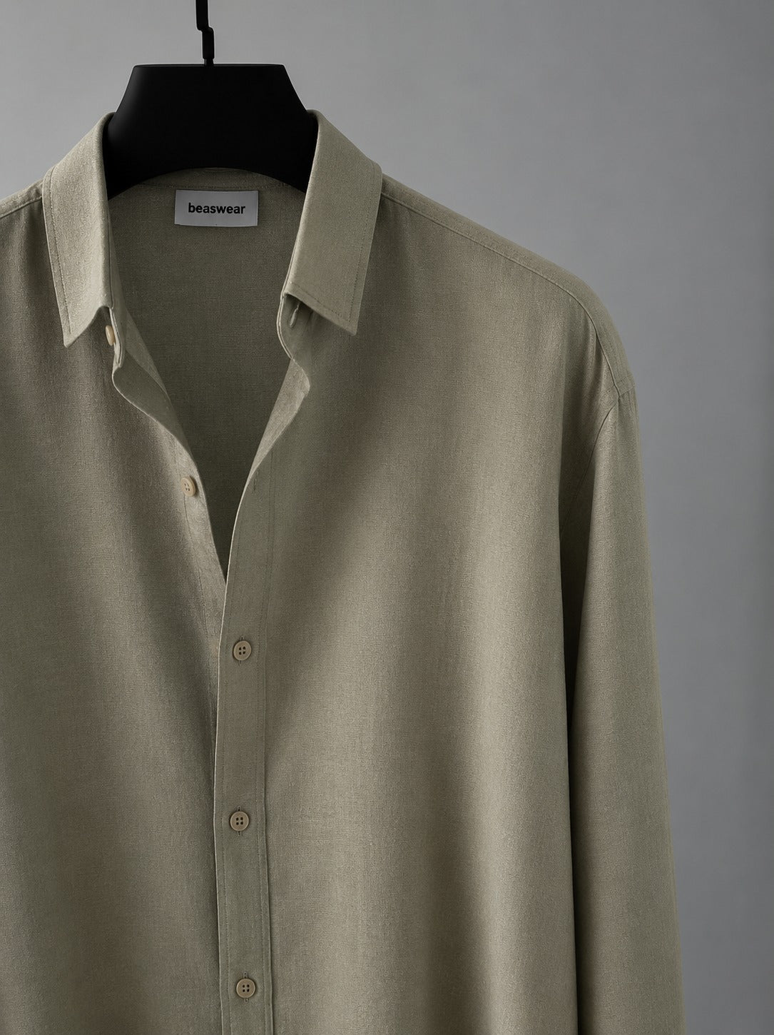 BS-SGR-001 |BEA'S| Essential Shirt – Sage Green