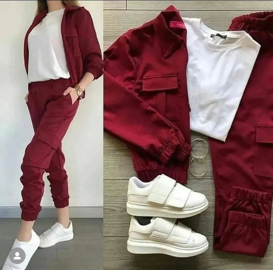 Winter Pocket Style Tracksuit LY-0011