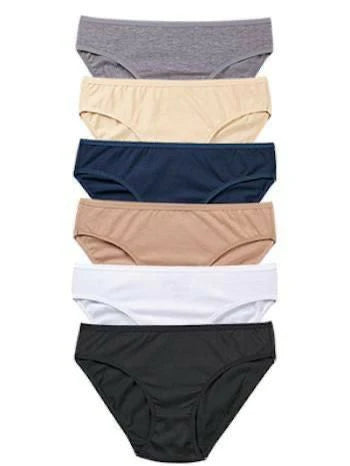 Pack Of 6 Soft Cotton Jersey Briefs Mix Color Comfortable And Elastic Innerwear For Everyday Use