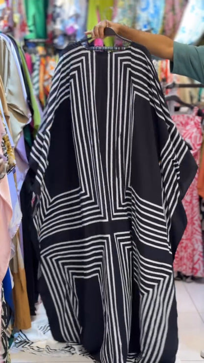 CH-533 Beaswear Silk Kaftaan Dress
