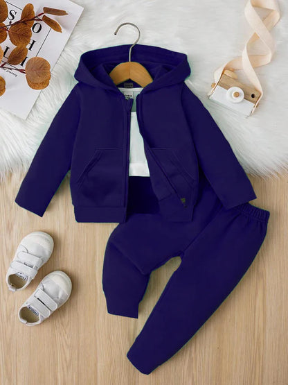 KIDS-22 Baby / Boy WINTER FLEECE 2PCS KID'S TRACKSUIT