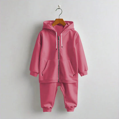 KIDS-22 Baby / Boy WINTER FLEECE 2PCS KID'S TRACKSUIT