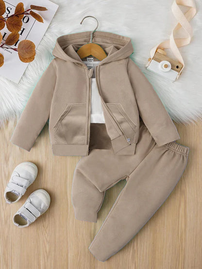 KIDS-22 Baby / Boy WINTER FLEECE 2PCS KID'S TRACKSUIT