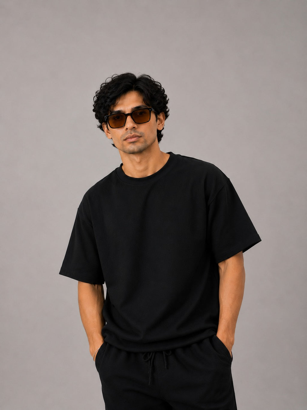 LI-119 |BEAS| Black Signature Co-ord Set