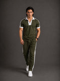 Contrast Panel Tshirt & Trouser