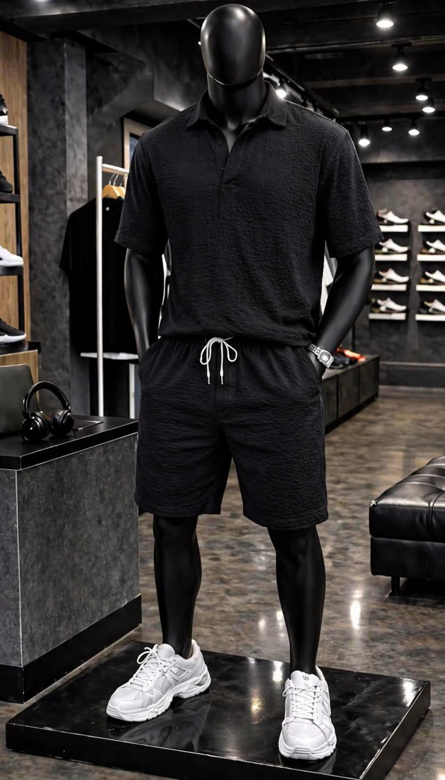 LI-89 BEAS MEN’S OBSIDIAN TEXTURE SET – ELITE SUMMER OUTFIT