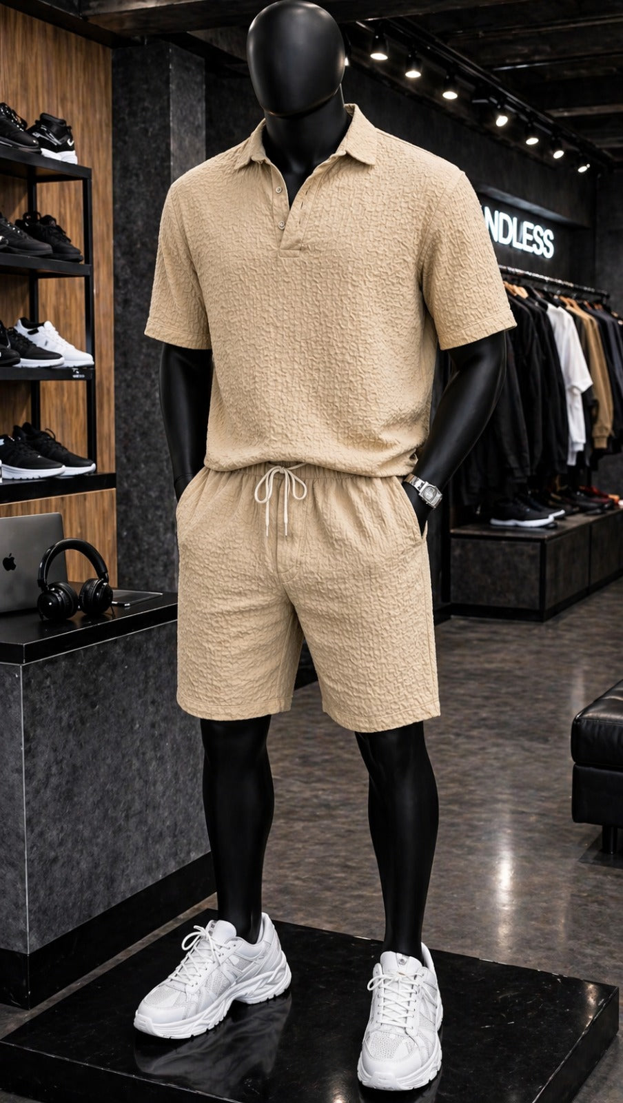 LI-89 BEAS MEN’S OBSIDIAN TEXTURE SET – ELITE SUMMER OUTFIT