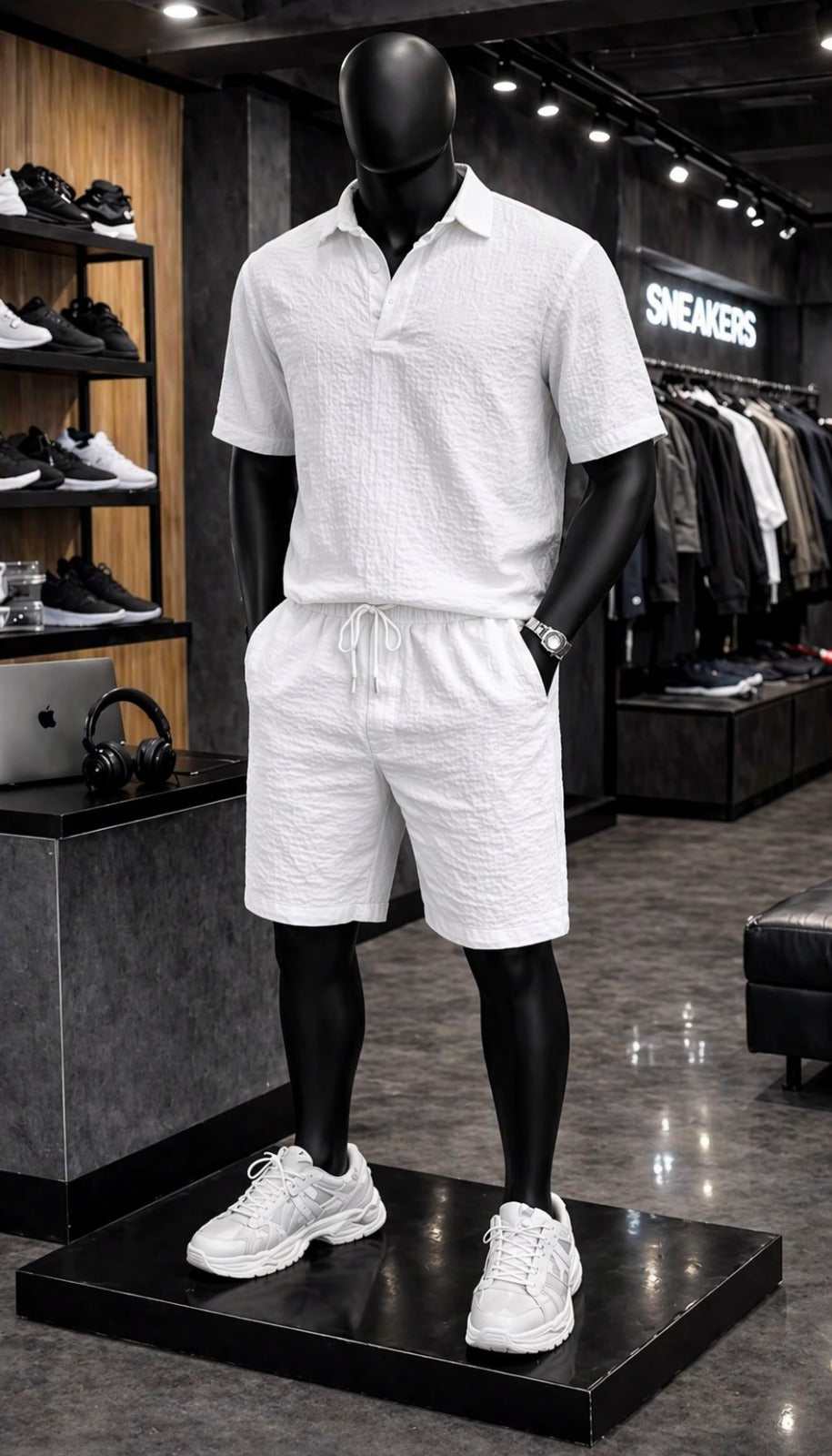 LI-89 BEAS MEN’S OBSIDIAN TEXTURE SET – ELITE SUMMER OUTFIT