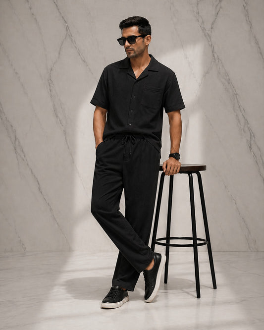 LI-92 |BEAS| MEN’S NOIR ESSENTIALS CO-ORD SET|CLEAN LUXURY FIT