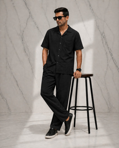 LI-92 |BEAS| MEN’S NOIR ESSENTIALS CO-ORD SET|CLEAN LUXURY FIT
