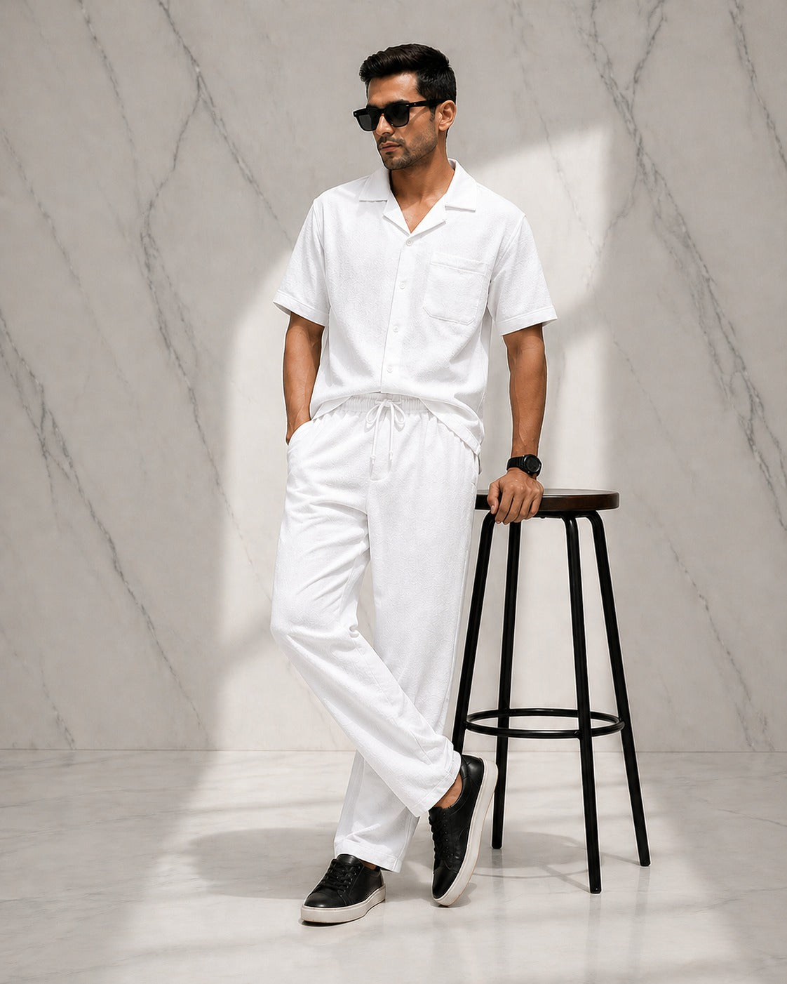 LI-92 |BEAS| MEN’S NOIR ESSENTIALS CO-ORD SET|CLEAN LUXURY FIT