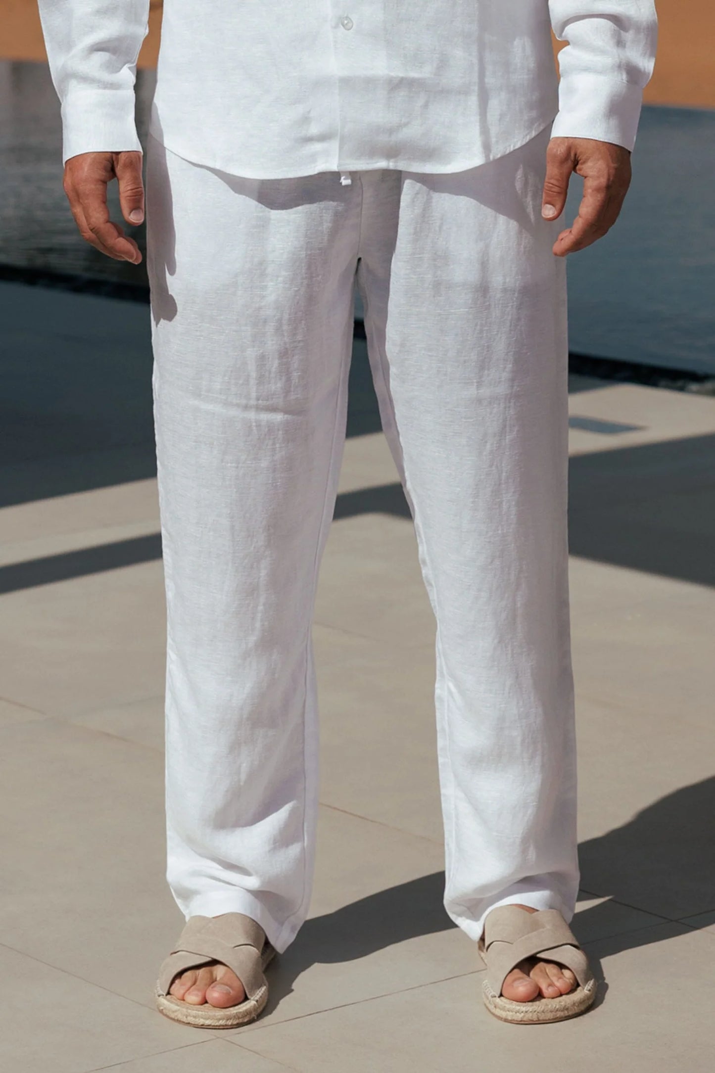 LI-93 | BEAS | Obsidian Sand Luxe Linen Co-Ord Ensemble