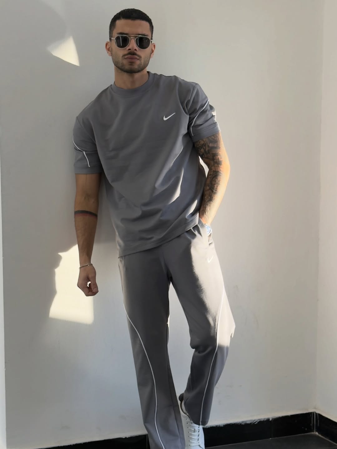 LI-82 BEAS MENS ATHLETIC TRACKSUIT- SLIM FIT ACTIVEWEAR SET