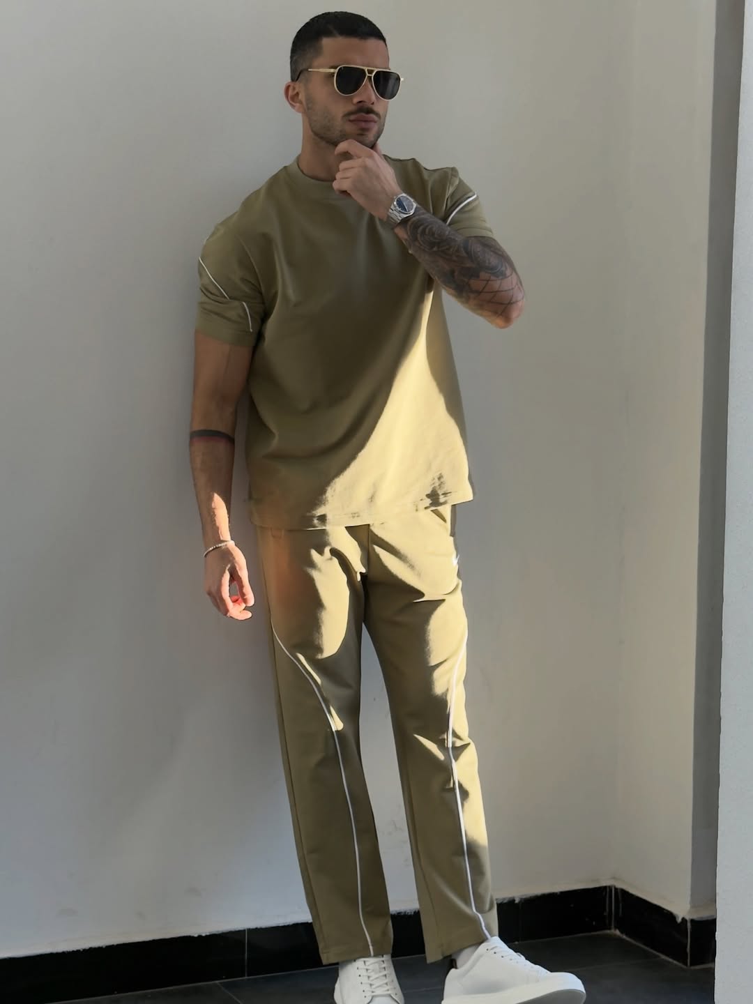 LI-82 BEAS MENS ATHLETIC TRACKSUIT- SLIM FIT ACTIVEWEAR SET