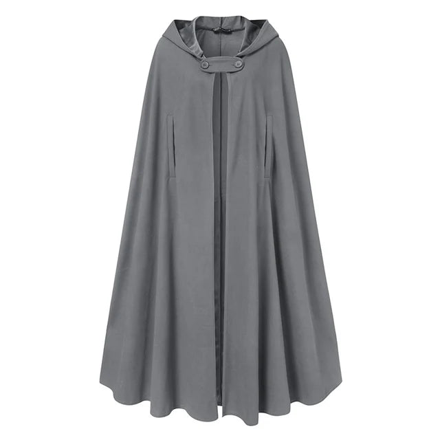 Women's stylish long cape cloak hooded Coat Hoodies PonchoWarm Cosplay Outwear  CH-330