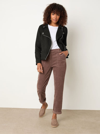 Modern Cross-Zipper Cozy Fleece Jacket