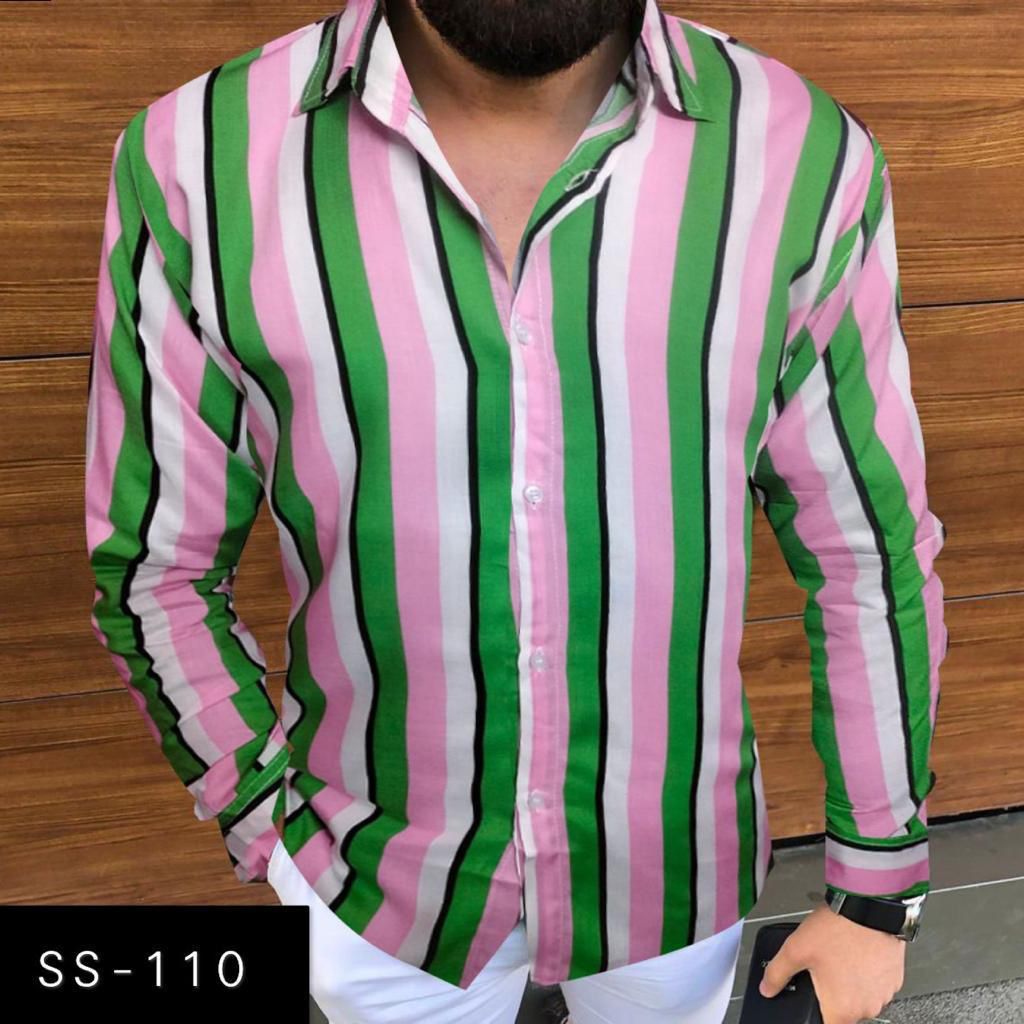 SS-110 MENS NEW PRINTED SHIRT