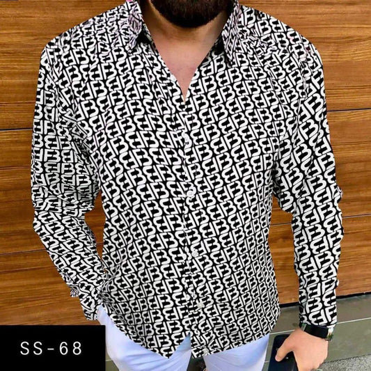 SS-68 MENS NEW PRINTED SHIRT