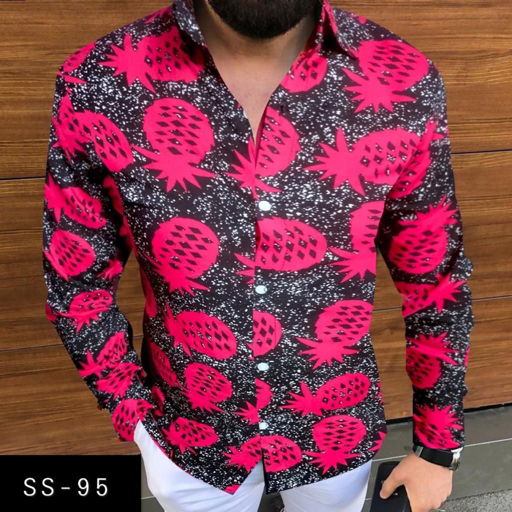 SS-95 MENS NEW PRINTED SHIRT