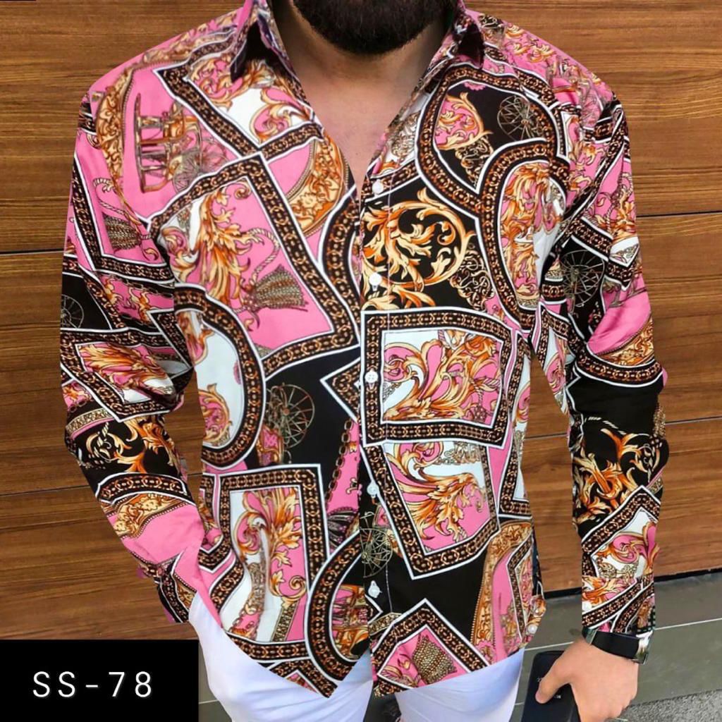 SS-78 MENS NEW PRINTED SHIRT