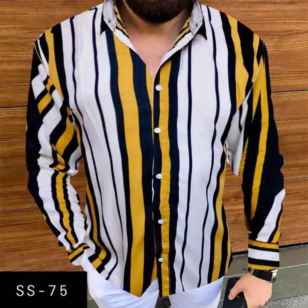 SS-75 MENS NEW PRINTED SHIRT