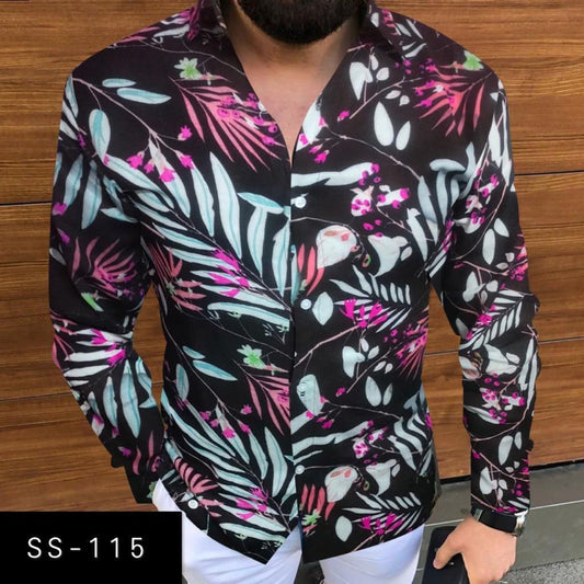 SS-115 MENS NEW PRINTED SHIRT