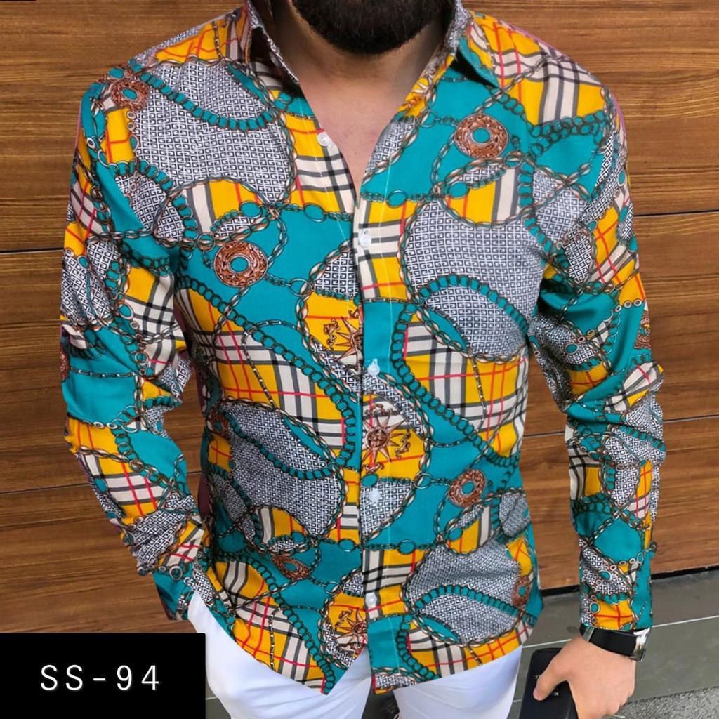 SS-94 MENS NEW PRINTED SHIRT