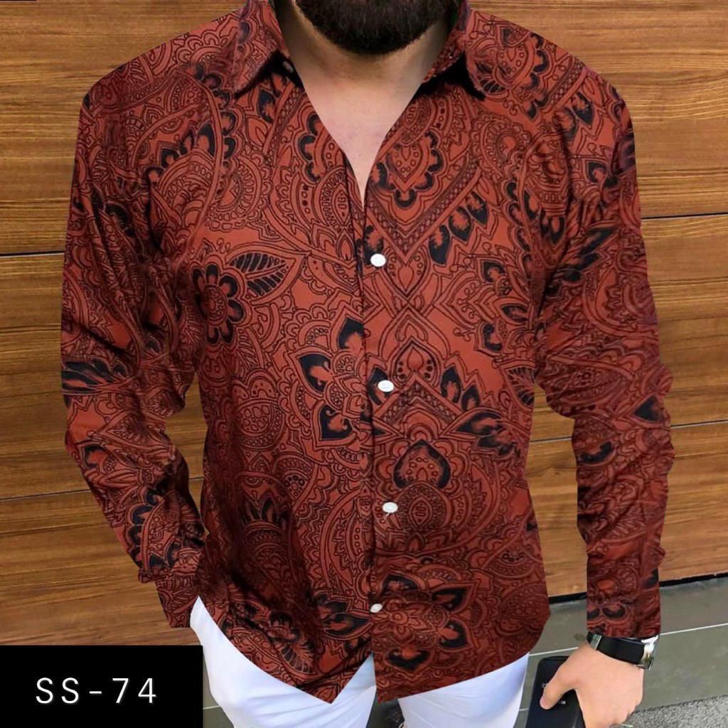 SS-74 MENS NEW PRINTED SHIRT