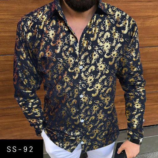 SS-92 MENS NEW PRINTED SHIRT