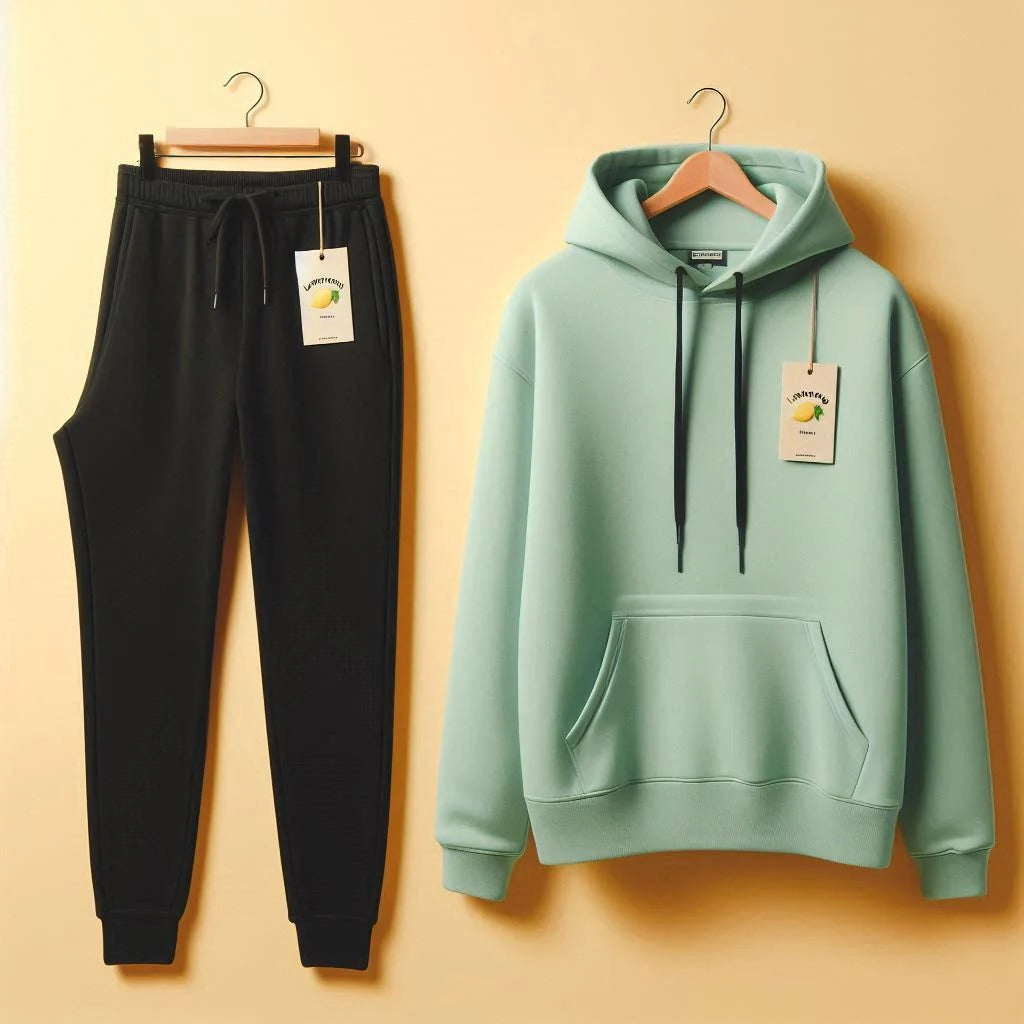 HT-01 BEA'S FLEECE ESSENTIAL HOODIE & TROUSER