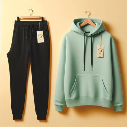 HT-01 BEA'S FLEECE ESSENTIAL HOODIE & TROUSER