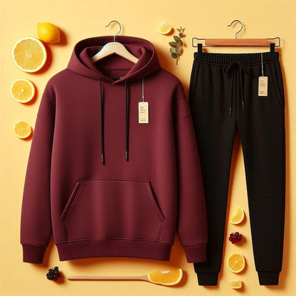 HT-01 BEA'S FLEECE ESSENTIAL HOODIE & TROUSER