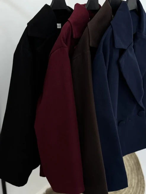 CH - 581 Heritage Double Button Fleece Coat -Beas