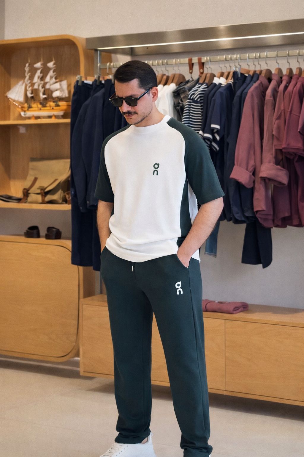 BEAS MENS ATHLETIC TRACKSUIT- SLIM FIT ACTIVEWEAR SET