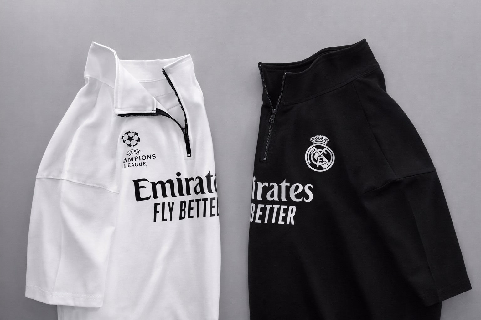 LI-86 BEAS MENS ATHLEISURE FOOTBALL INSPIRED SET – SLIM FIT HALF ZIP & SHORTS