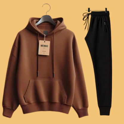 HT-01 BEA'S FLEECE ESSENTIAL HOODIE & TROUSER