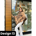 D-13 BEA'S Poncho Winter Free Fall Fleece