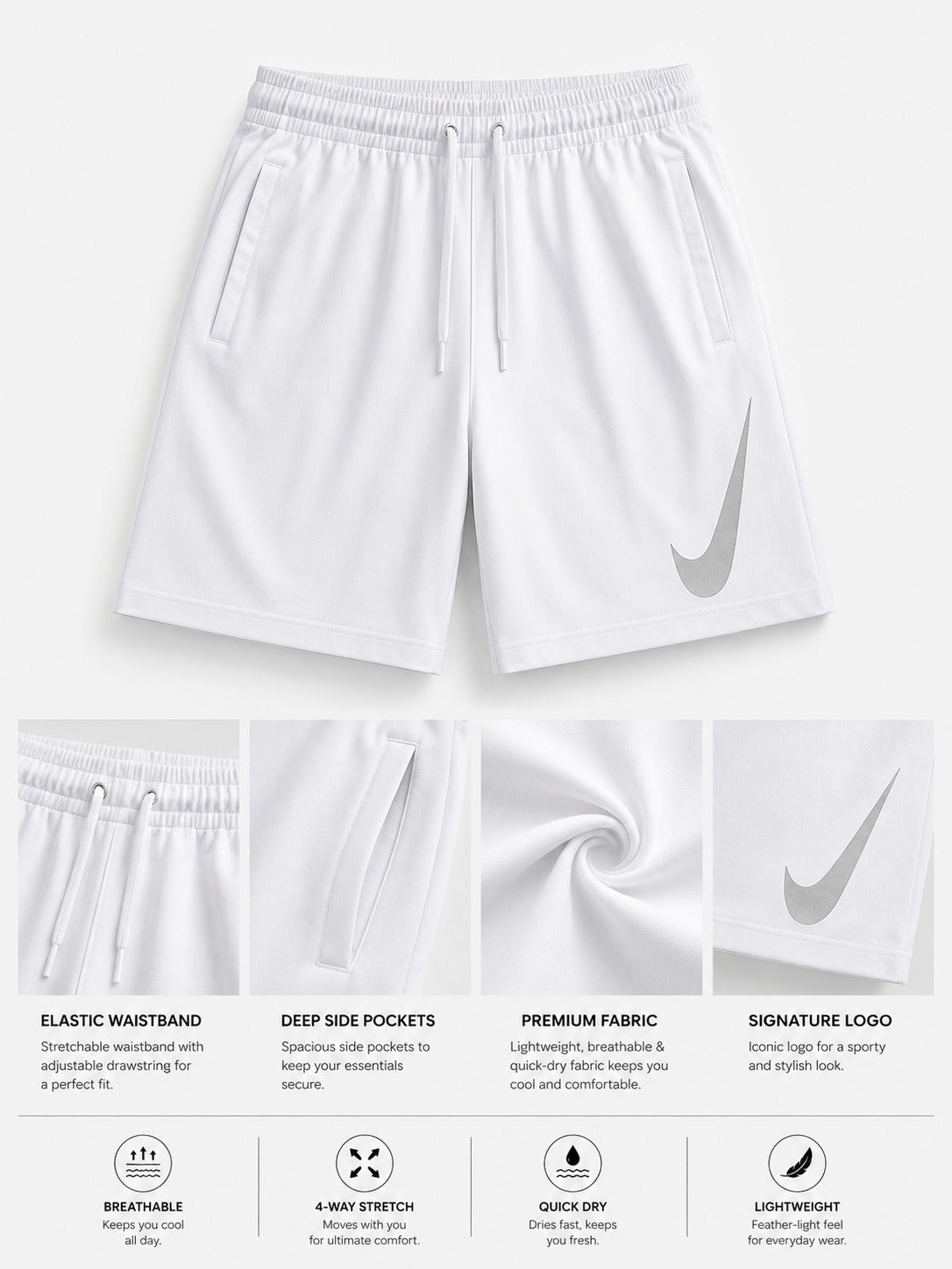 LI-128 |BEAS| Premium Essential Shorts