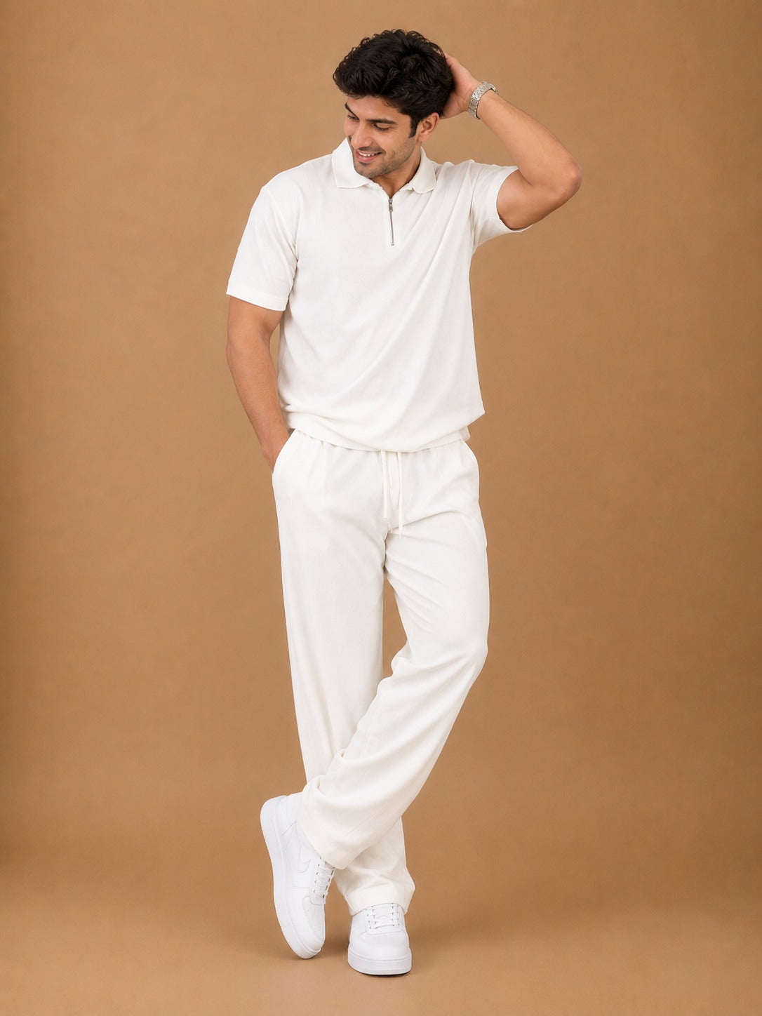 |BEAS| Aero Luxe Zip Collar Co-Ord Set