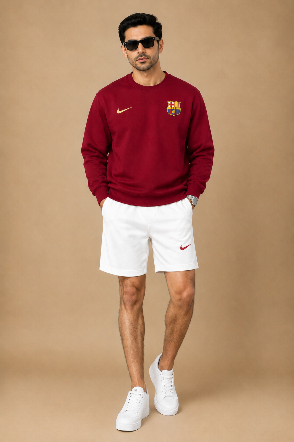 BEAS| LI-168 | Men’s Premium 3-Piece Winter Set – Hoodie, Inner & Shorts