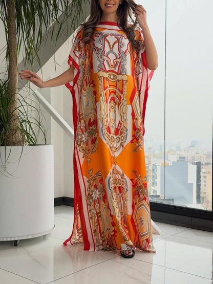 CH-6006 |BEAS | Elegant Digital Print Kaftan for Women