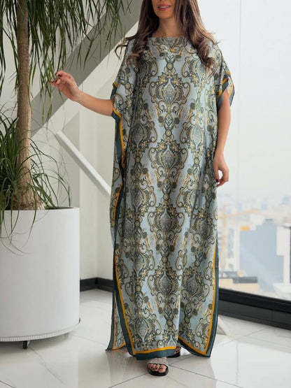 CH-6006 |BEAS | Elegant Digital Print Kaftan for Women