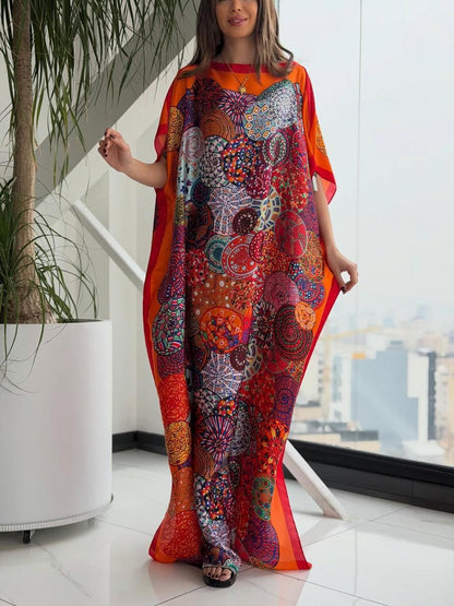 CH-6006 |BEAS | Elegant Digital Print Kaftan for Women