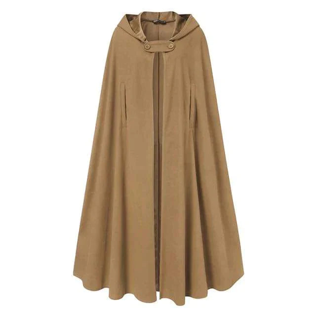 Women's stylish long cape cloak hooded Coat Hoodies PonchoWarm Cosplay Outwear  CH-330