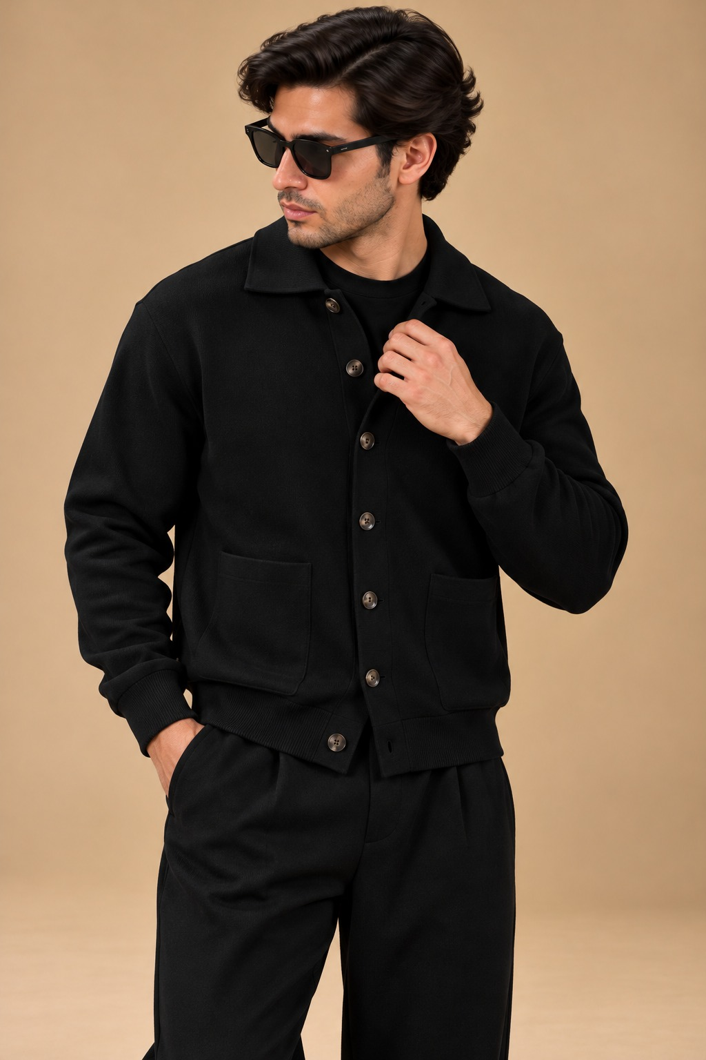 LI-178 | Bea's| Noir Signature Button-Front Co-Ord Set
