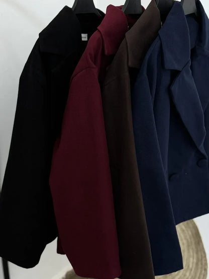 CH-581 BEAS Heritage Double Button Fleece Coat